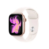 IR - Apple Watch Series 11 GPS 46mm Rose Gold Aluminium Case with Light Blush Sport Band - S/M