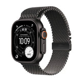 IR - Apple Watch Ultra 3 GPS + Cellular 49mm Black Titanium Case with Black Titanium Milanese Loop - Small