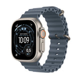 IR - Apple Watch Ultra 3 GPS + Cellular 49mm Natural Titanium Case with Anchor Blue Ocean Band