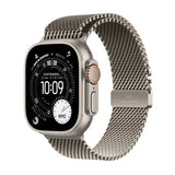 IR - Apple Watch Ultra 3 GPS + Cellular 49mm Natural Titanium Case with Natural Titanium Milanese Loop - Large