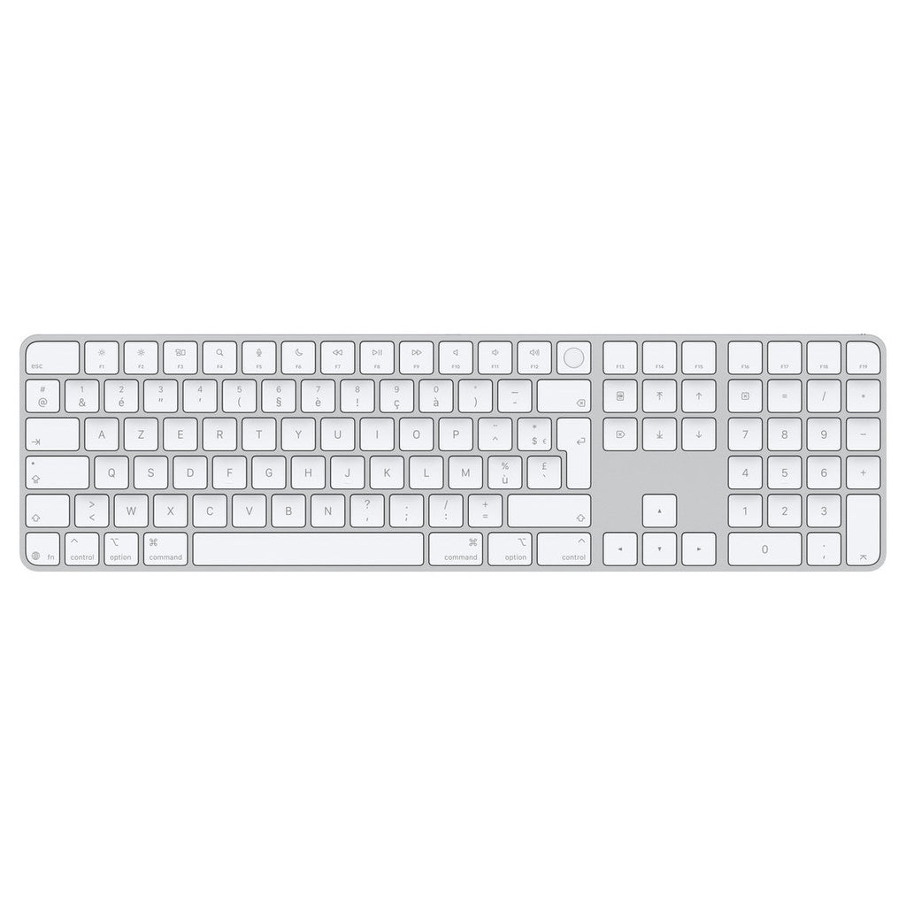 IR - Magic Keyboard with Touch ID and Numeric Keypad for Mac models with Apple silicon - French - White Keys