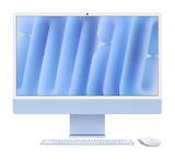 IR - 24-inch iMac with Retina 4.5K display: Apple M4 chip with 10‑core CPU and 10‑core GPU, 16GB, 256GB SSD - Blue